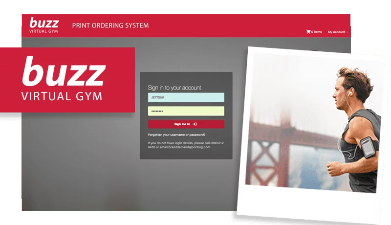 buzz set branding